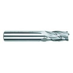 3/4 Dia. x 4 Overall Length 4-Flute .030 C/R Solid Carbide SE End Mill-Round Shank-Center Cut-TiAlN - Exact Industrial Supply