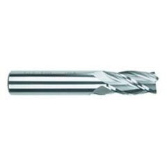 3/4 Dia. x 4 Overall Length 4-Flute .030 C/R Solid Carbide SE End Mill-Round Shank-Center Cut-Uncoated - Exact Industrial Supply