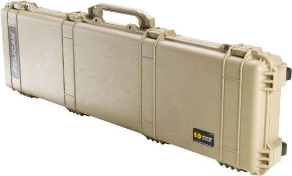 Pelican Products, Inc. - 16" Wide x 6-1/8" High, Long Gun Case - Tan, Polyethylene - Exact Industrial Supply