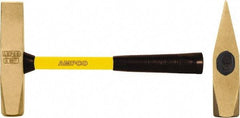 Ampco - 5 Lb Head Nonsparking Cutoff Hammer - 15" OAL, 15" Long Fiberglass Handle - Exact Industrial Supply