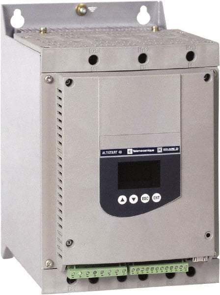 Schneider Electric - 47 Amp, 208 to 690 Coil VAC, Enclosed IEC Motor Starter - 1 Phase Hp: 15 at 230 Volt, 3 Phase Hp: 30 at 460 Volt, 40 at 575 Volt - Exact Industrial Supply