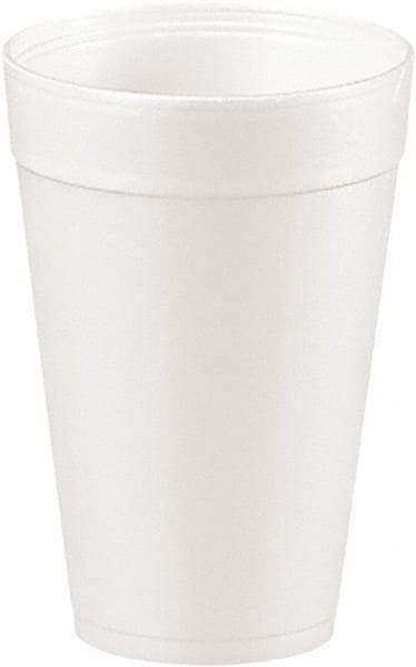 DART - Foam Drink Cups, 32 oz, 25/Bag, 20 Bags/Carton - White - Exact Industrial Supply