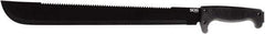 SOG Specialty Knives - 18" Long Blade, 8Cr13MoV Stainless Steel, Fine Edge, Fixed Blade Knife - 24" OAL, Rubber Handle - Exact Industrial Supply