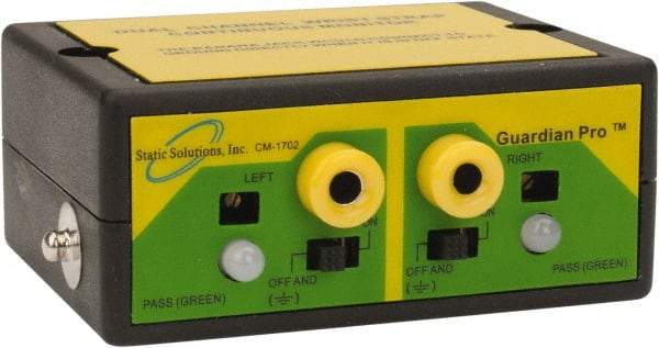 PRO-SAFE - Anti-Static Monitors & Testers Type: ESD Dual Monitor Power Source: Plug-In - Exact Industrial Supply