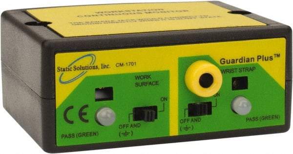 PRO-SAFE - Anti-Static Monitors & Testers Type: ESD Constant Monitor Power Source: Plug-In - Exact Industrial Supply