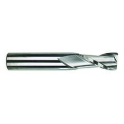 10mm Dia. x 70mm Overall Length 2-Flute Square End Solid Carbide SE End Mill-Round Shank-Center Cut-TiAlN - Exact Industrial Supply