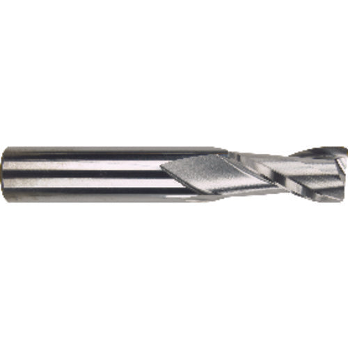 3/16″ × 3/16″ × 5/8″ × 2″ 0.0300″ C/R 2 Flute Single End Carbide Finishing End Mill-Uncoated Series/List #5967 - Exact Industrial Supply