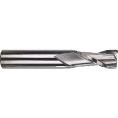 3/16″ × 3/16″ × 5/8″ × 2″ 0.0200″ C/R 2 Flute Single End Carbide Finishing End Mill-Uncoated Series/List #5967 - Exact Industrial Supply