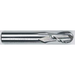 11/64" Dia. - 2" OAL - Solid CBD - TiAlN - Ball Nose SE EM - 2 FL - Exact Industrial Supply