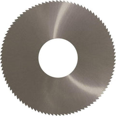 Controx - 3" Diam x 1/16" Blade Thickness x 1" Arbor Hole Diam, 100 Tooth Slitting and Slotting Saw - Arbor Connection, Right Hand, Uncoated, Solid Carbide, Concave Ground - Exact Industrial Supply