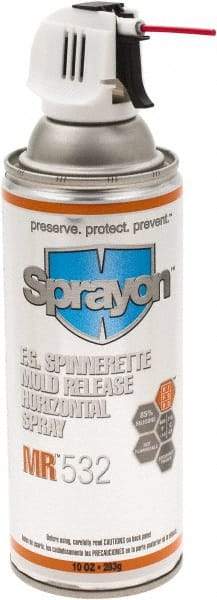 Sprayon - 12 Ounce Aerosol Can, Clear, General Purpose Mold Release - Food Grade, Silicone Composition - Exact Industrial Supply