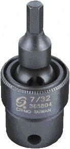 Sunex Tools - 3/8" Drive, 7/32" Impact Hex Bit Socket - Exact Industrial Supply