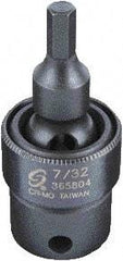 Sunex Tools - 3/8" Drive, 7/32" Impact Hex Bit Socket - Exact Industrial Supply