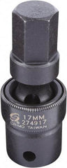 Sunex Tools - 1/2" Drive, 17mm Impact Hex Bit Socket - Exact Industrial Supply