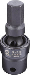 Sunex Tools - 1/2" Drive, 9/16" Impact Hex Bit Socket - Exact Industrial Supply