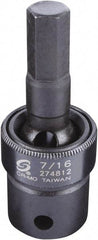 Sunex Tools - 1/2" Drive, 7/16" Impact Hex Bit Socket - Exact Industrial Supply