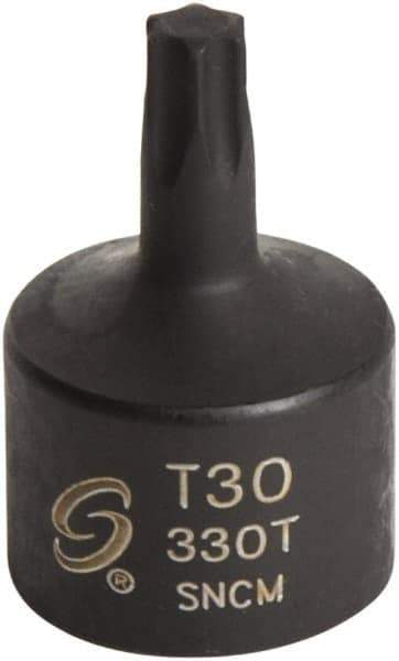 Sunex Tools - 3/8" Drive, T30 Impact Torx Bit Socket - Exact Industrial Supply