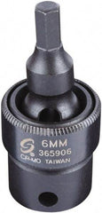 Sunex Tools - 3/8" Drive, 6mm Impact Hex Bit Socket - Exact Industrial Supply