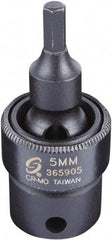 Sunex Tools - 3/8" Drive, 5mm Impact Hex Bit Socket - Exact Industrial Supply
