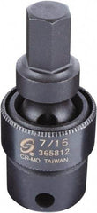Sunex Tools - 3/8" Drive, 7/16" Impact Hex Bit Socket - Exact Industrial Supply