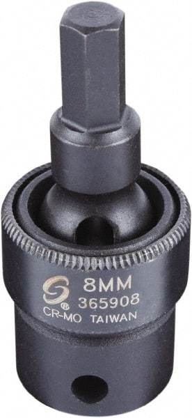 Sunex Tools - 3/8" Drive, 8mm Impact Hex Bit Socket - Exact Industrial Supply