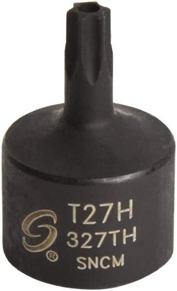 Sunex Tools - 3/8" Drive, T27H Impact Torx Bit Socket - Exact Industrial Supply