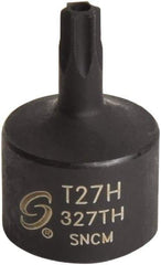 Sunex Tools - 3/8" Drive, T27H Impact Torx Bit Socket - Exact Industrial Supply