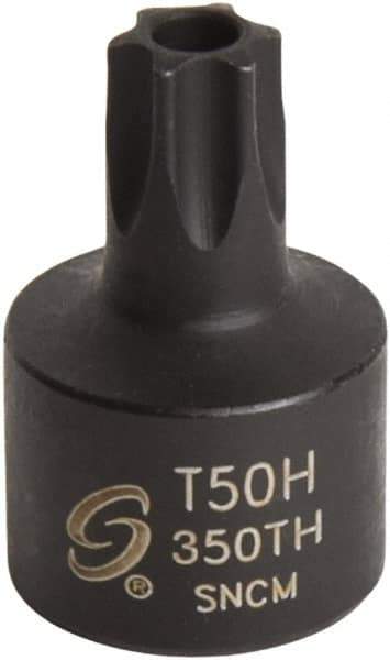 Sunex Tools - 3/8" Drive, T50H Impact Torx Bit Socket - Exact Industrial Supply