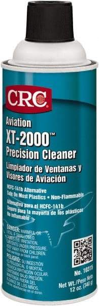 CRC - 12 Ounce Aerosol Electrical Grade Cleaner/Degreaser - 30,200 Volt Dielectric Strength, Nonflammable - Exact Industrial Supply