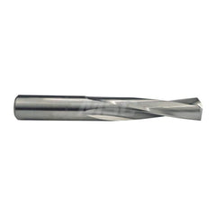 Screw Machine Length Drill Bit: 0.6496″ Dia, 135 °, Solid Carbide Bright/Uncoated, Right Hand Cut, Spiral Flute, Straight-Cylindrical Shank, Series 205