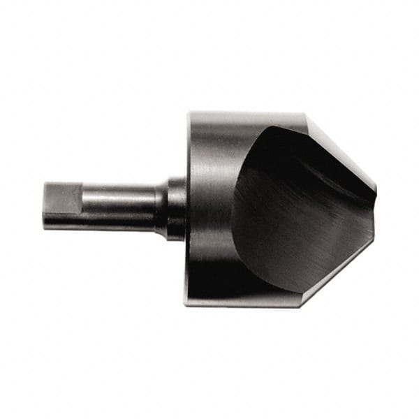 M.A. Ford - 1" Head Diam, 1/2" Shank Diam, 1 Flute 90° High Speed Steel Countersink - Exact Industrial Supply