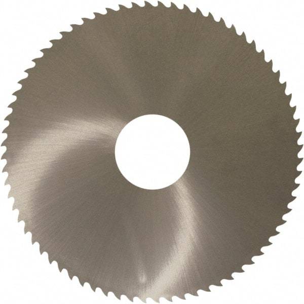 Controx - 2" Diam x 0.01" Blade Thickness x 1/2" Arbor Hole Diam, 40 Tooth Slitting and Slotting Saw - Arbor Connection, Right Hand, Uncoated, Solid Carbide, 15° Rake, Concave Ground - Exact Industrial Supply