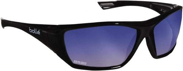 bolle SAFETY - Smoke Mirror Lenses, Framed Safety Glasses - Anti-Fog, Scratch Resistant, Size M, Wrap Around - Exact Industrial Supply