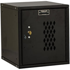 Hallowell - 1 Door, 1 Tier, Premium Box Lockers - Exact Industrial Supply