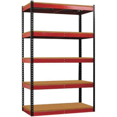 Hallowell - Workbench & Workstation Shelf - 24" Deep, 78" High, Use with Fort Knox Modular Utility Storage & Workbench System - Exact Industrial Supply