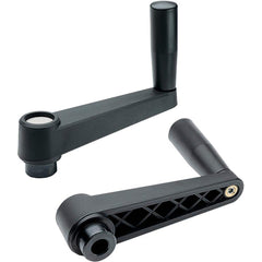 Clamp Handle Grips; For Use With: Utensils; Small Tools; Gauges; Grip Length: 6.3700; Spindle Diameter Compatibility: 0.394 in; Material: Glass-Fiber Reinforced Technopolymer; Spindle Diameter Compatibility (Inch): 0.394 in; Length (Decimal Inch): 6.3700;