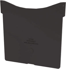 Akro-Mils - 4.7" Wide x 4.3" High, Black Bin Divider - Use with Akro-Mils - 30230 - Exact Industrial Supply