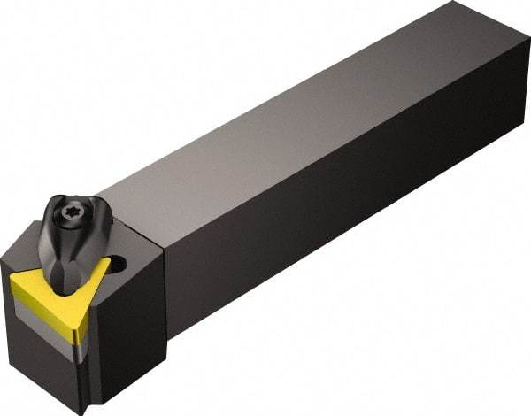 Sandvik Coromant - DTFN, Right Hand Cut, -1° Lead Angle, 1" Shank Height x 1" Shank Width, Negative Rake Indexable Turning Toolholder - 6" OAL, TNMG 22 04 08 Insert Compatibility, Series T-Max P - Exact Industrial Supply