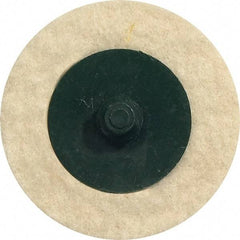 WALTER Surface Technologies - 3" Diam, Unmounted Buffing Wheel - Quick Change Felt Disc - Exact Industrial Supply