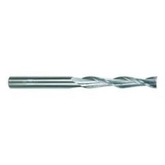 1 Dia. x 6 Overall Length 2-Flute Square End Solid Carbide SE End Mill-Round Shank-Center Cut-Uncoated - Exact Industrial Supply
