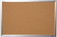 Ability One - 22" Wide x 2" High Self-Heal Cork Bulletin Board - Natural (Color) - Exact Industrial Supply