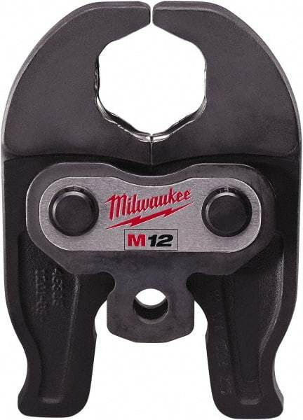 Milwaukee Tool - 1-1/4 Inch Jaw Range, Presser Replacement Jaw - For Use with M12 FORCE LOGIC Press Tool - Exact Industrial Supply