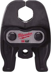 Milwaukee Tool - 1 to 1-1/4 Inch Jaw Range, Presser Replacement Jaw - For Use with M12 FORCE LOGIC Press Tool - Exact Industrial Supply