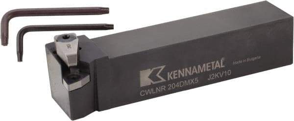 Kennametal - CWLN-MX, Right Hand Cut, -5° Lead Angle, 32mm Shank Height x 25mm Shank Width, Negative Rake Indexable Turning Toolholder - 170mm OAL, WN..0807.. Insert Compatibility, Series MTS - Exact Industrial Supply