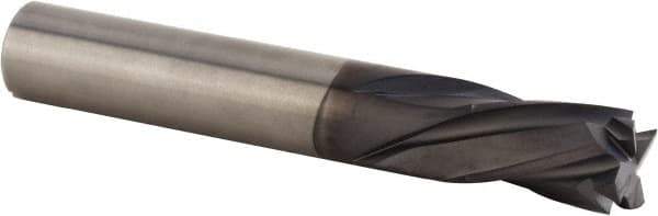 Kennametal - 10mm Cutting Diam x 18.01mm Length of Cut, 4 Flute, Compression Spiral Router Bit - Diamond Coated, Right Hand Cut, Solid Carbide, 83mm OAL x 10mm Shank Diam, Double Edge, 25° Helix Angle - Exact Industrial Supply