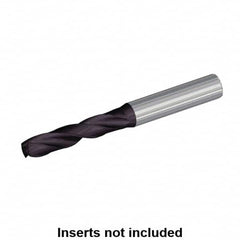Kennametal - 9.75mm 132° Spiral Flute Solid Carbide Taper Length Drill Bit - Exact Industrial Supply