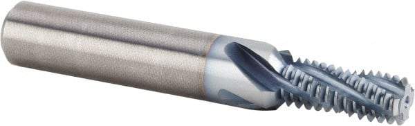 Kennametal - M14x1.50 Metric Fine, 0.4764" Cutting Diam, 4 Flute, Solid Carbide Helical Flute Thread Mill - Internal Thread, 29.31mm LOC, 100mm OAL, 16mm Shank Diam - Exact Industrial Supply