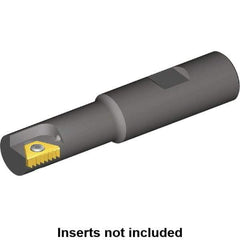 Kennametal - 9mm Cut Diam, 17mm Max Hole Depth, 20mm Shank Diam, Internal/External Indexable Thread Mill - Insert Style STN 10, 10.4mm Insert Size, 1 Insert, Toolholder Style TMS, 84mm OAL - Exact Industrial Supply