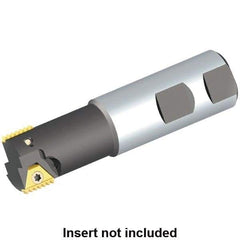 Kennametal - 42mm Cut Diam, 45mm Max Hole Depth, 32mm Shank Diam, Internal/External Indexable Thread Mill - Insert Style STN 27, 27mm Insert Size, 2 Inserts, Toolholder Style TMS, 120mm OAL - Exact Industrial Supply