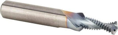 Kennametal - M10x1.50 Metric Coarse, 0.3228" Cutting Diam, 2 Flute, Solid Carbide Helical Flute Thread Mill - Internal Thread, 19.59mm LOC, 79mm OAL, 12mm Shank Diam - Exact Industrial Supply